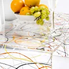 Mesa de centro moderna em plexiglass fabricada na Itália - Vichy Viadurini