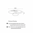 Mesa de centro contemporânea em madeira de lariço laqueada Viadurini