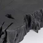 Mesinha Homemotion Preto em Aço e Madeira de Acácia Natural - Camala Viadurini