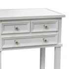 Mesa de telefone com 3 gavetas e prateleira Made in Italy - Culsu Viadurini