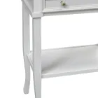 Mesa de telefone com 3 gavetas e prateleira Made in Italy - Culsu Viadurini