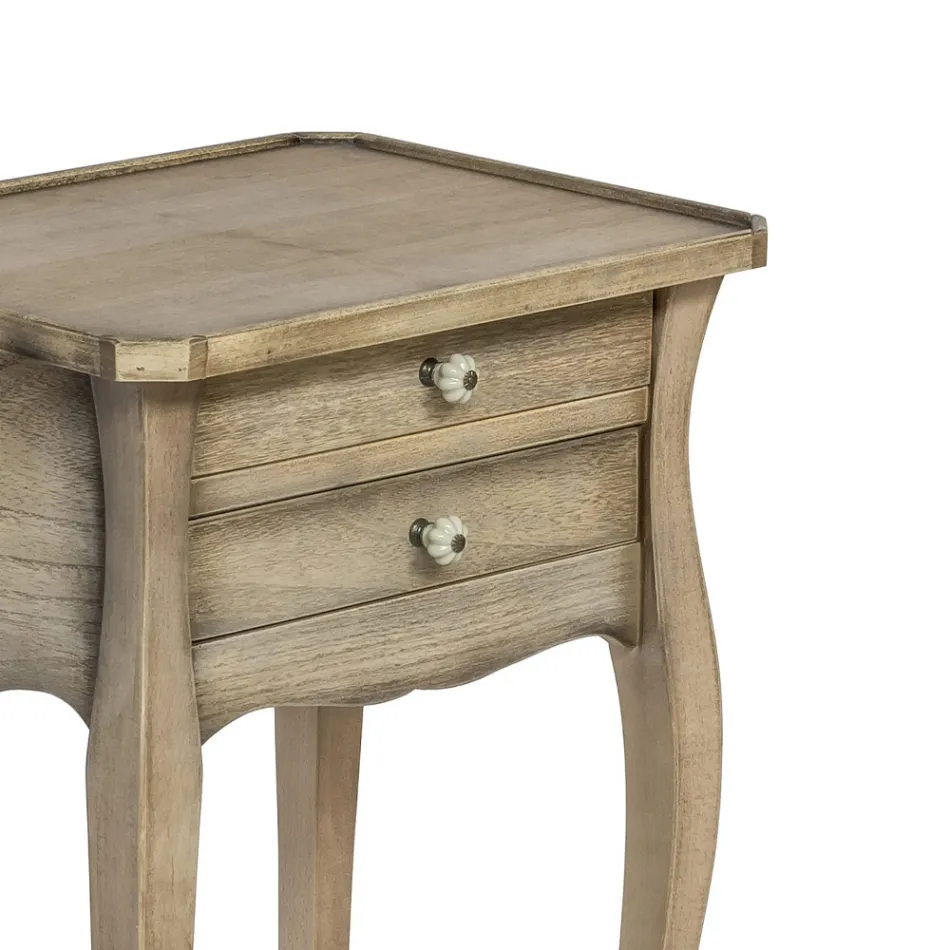 Mesa telefônica em faia em diversos acabamentos Made in Italy - Charun Viadurini