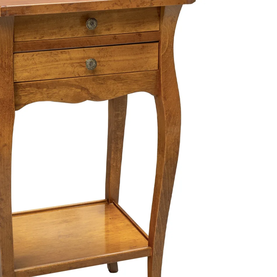 Mesa telefônica em faia em diversos acabamentos Made in Italy - Charun Viadurini