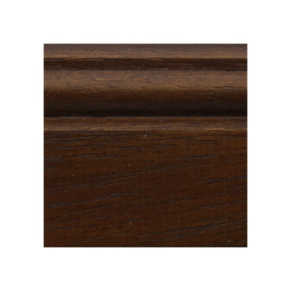 Mesa de centro redonda com pés de faia Made in Italy - Ecade Viadurini