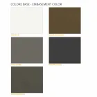 Mesa de centro redonda com tampo Hpl Made in Italy - Mina Viadurini