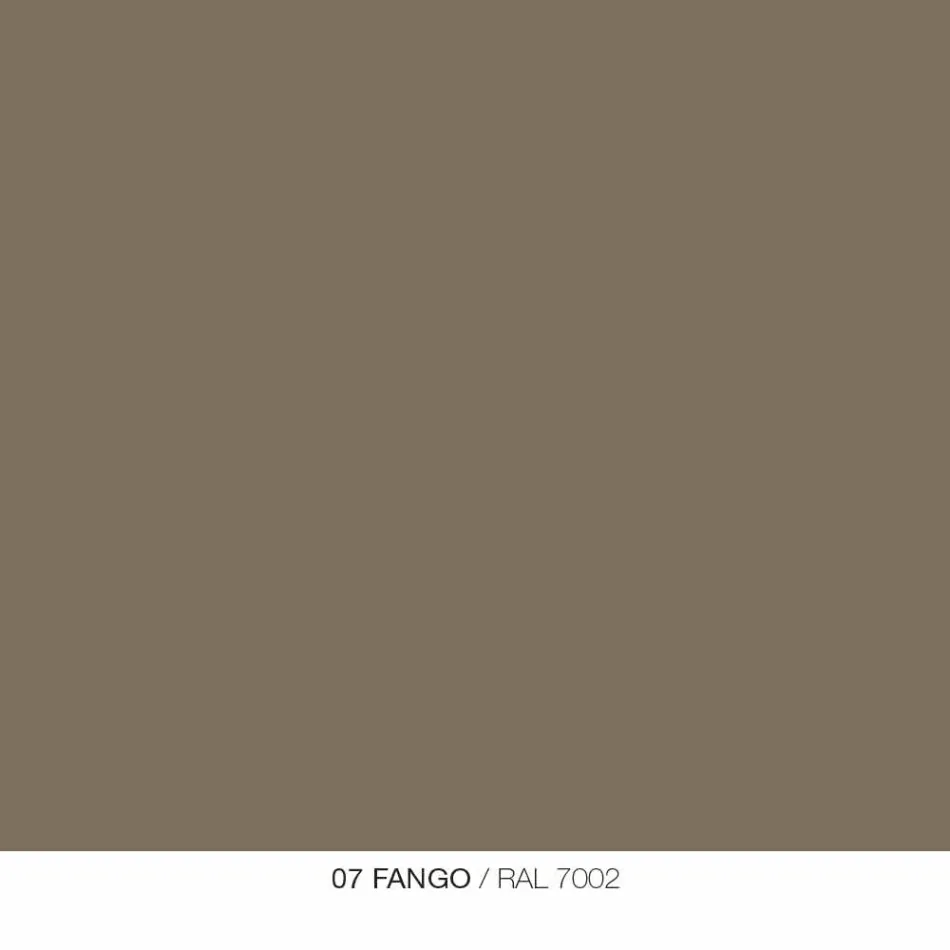 Mesa de centro redonda ao ar livre em cânhamo ou metal de lama - Stephane Viadurini