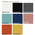 Mesa de centro com tampo redondo de madeira maciça made in Italy - Makino Viadurini