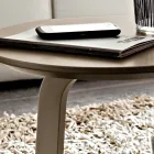 Mesa de centro em MDF lacado com estrutura em madeira maciça Made in Italy - Tobiko Viadurini