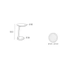 Mesa de centro em MDF lacado com estrutura em madeira maciça Made in Italy - Tobiko Viadurini