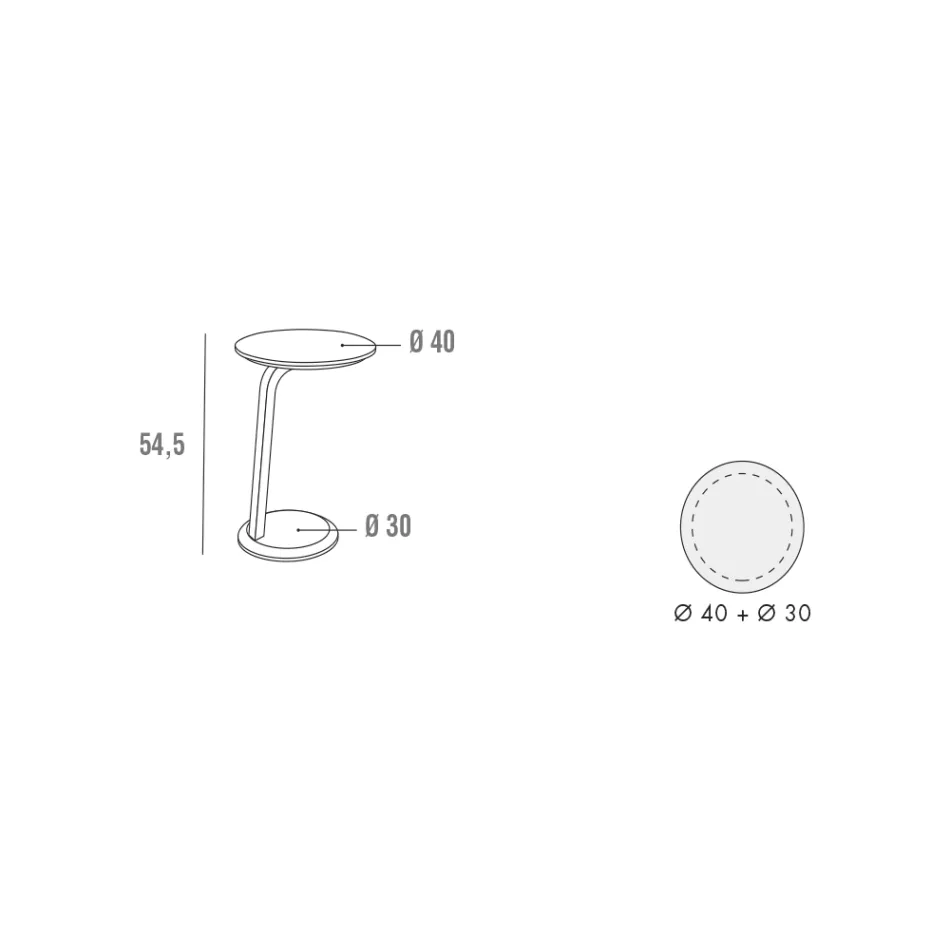 Mesa de centro em MDF lacado com estrutura em madeira maciça Made in Italy - Tobiko Viadurini