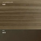 Mesa de centro transformável em metal e madeira Made in Italy - Veneris Viadurini