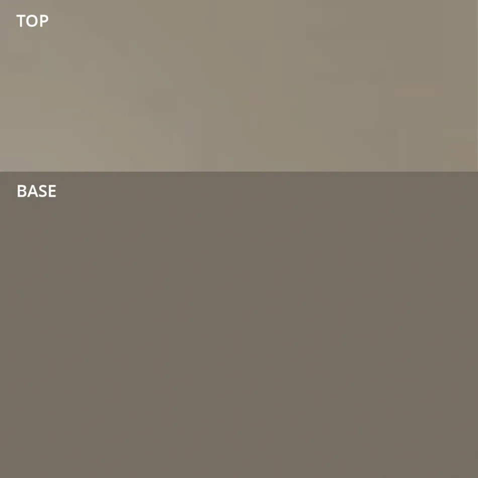 Mesa de centro redonda em formato de barco em metal e vidro jateado - embarque Viadurini