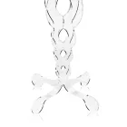 Mesa de centro redonda em Plexiglass Transparente 2 Dimensões - Fósforo Viadurini