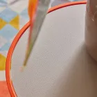 Mesa de centro redonda para sala moderna em metal colorido Made in Italy - Raphael Viadurini