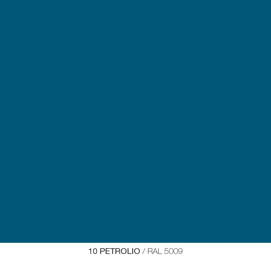 Mesa de centro redonda para sala em metal e vidro com efeito mármore luxuoso - Magali Viadurini