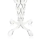 Mesa de centro redonda vermelha 50 cm Janis, design moderno, fabricado na Itália Viadurini