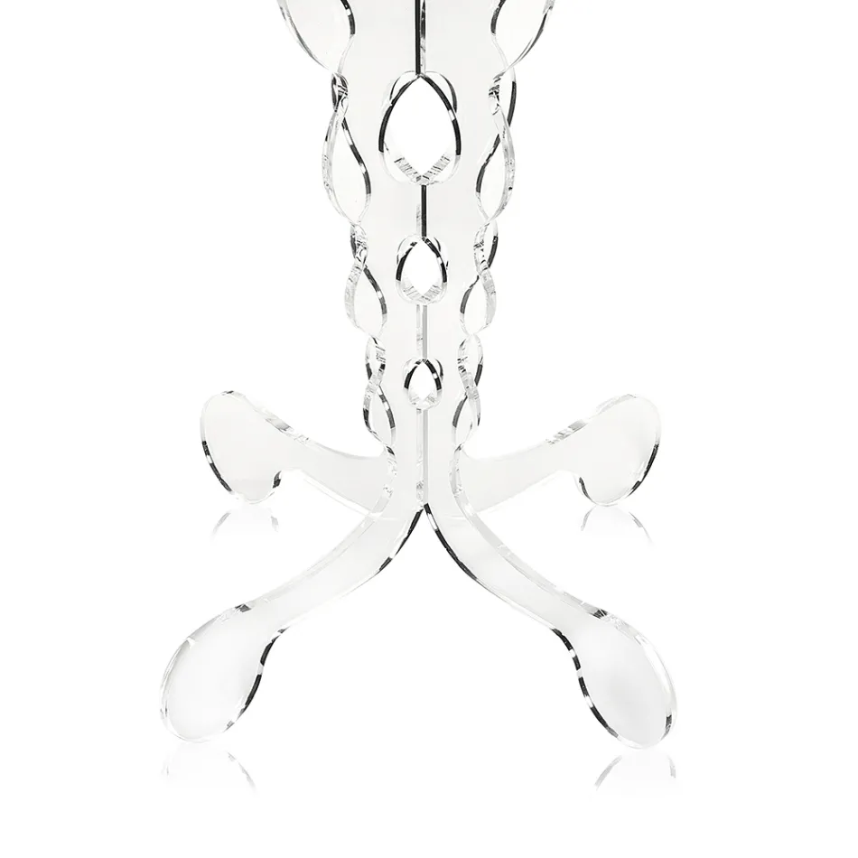 Mesa de centro redonda vermelha 50 cm Janis, design moderno, fabricado na Itália Viadurini