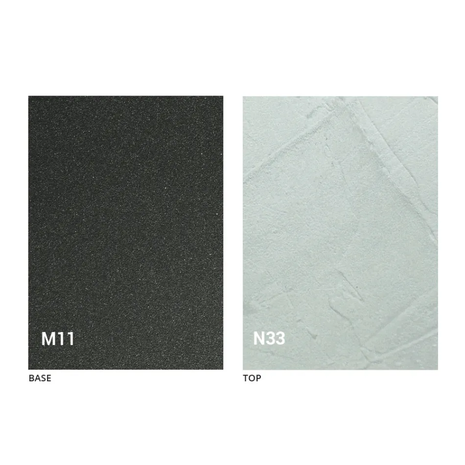 Mesa de centro transformavel com tampo de madeira e base de metal Made in Italy - Peach Viadurini