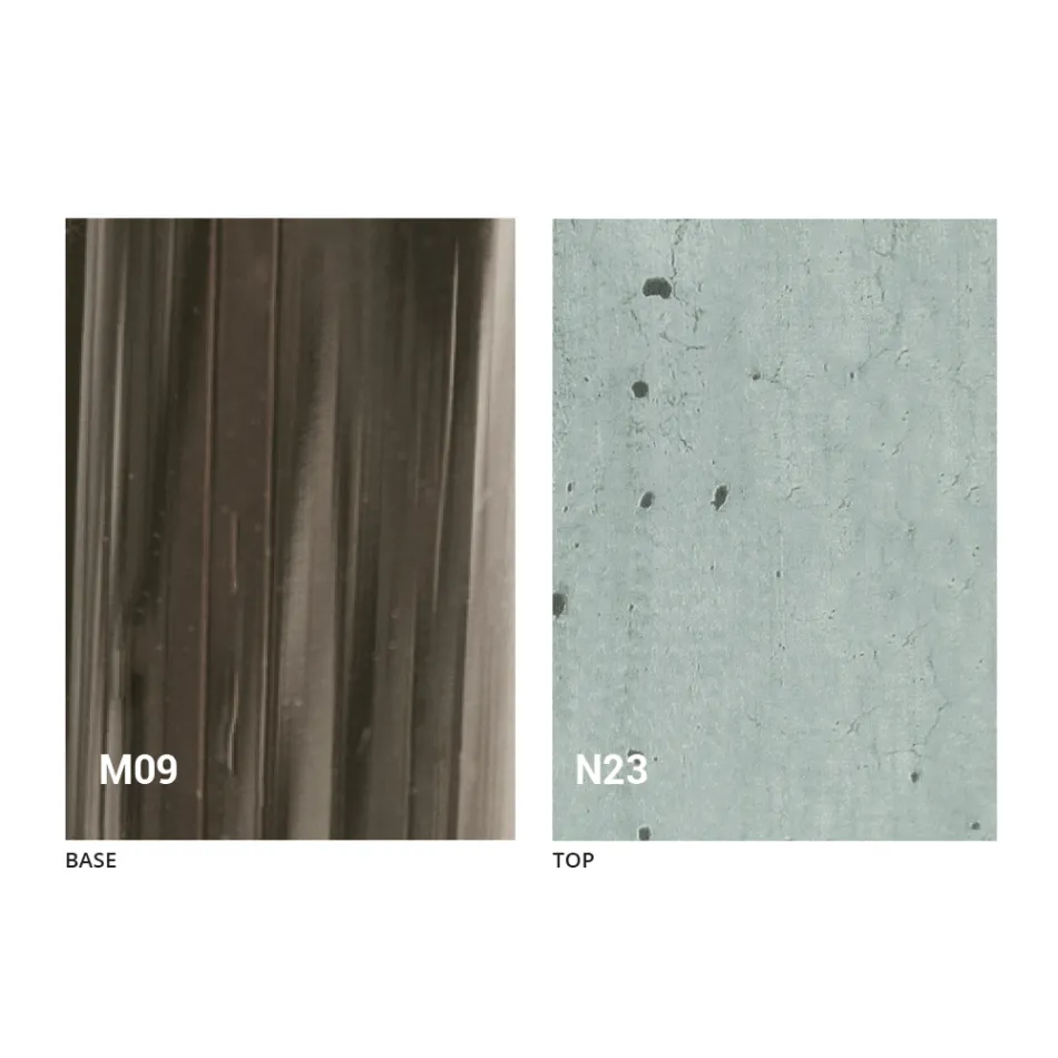 Mesa de centro transformadora em madeira e metal preto Made in Italy - Niverio Viadurini