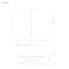 Mesa de centro transformável em mesa de jantar de madeira fabricada na Itália - Aikido Viadurini