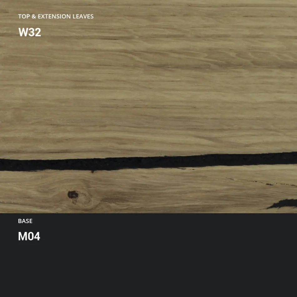 Mesa de centro transformável em mesa de jantar de madeira fabricada na Itália - Polar Viadurini