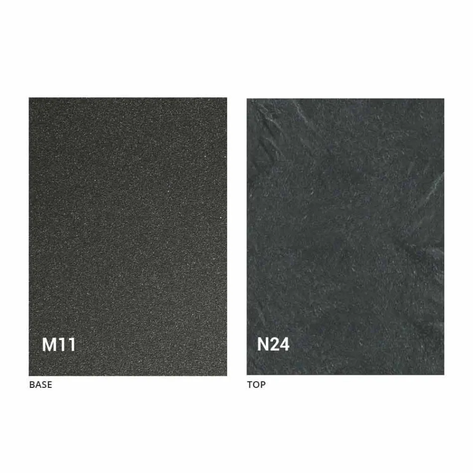 Mesa de centro conversível em mesa de jantar Tampo de madeira e base de metal - pêssego Viadurini