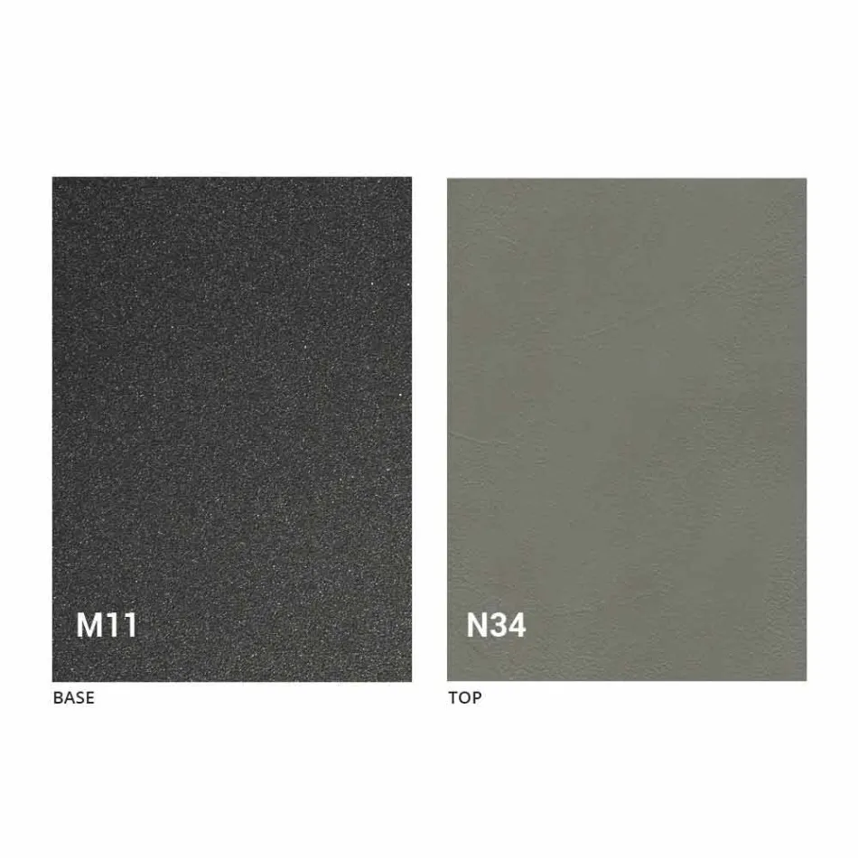 Mesa de centro conversível em mesa de jantar Tampo de madeira e base de metal - pêssego Viadurini