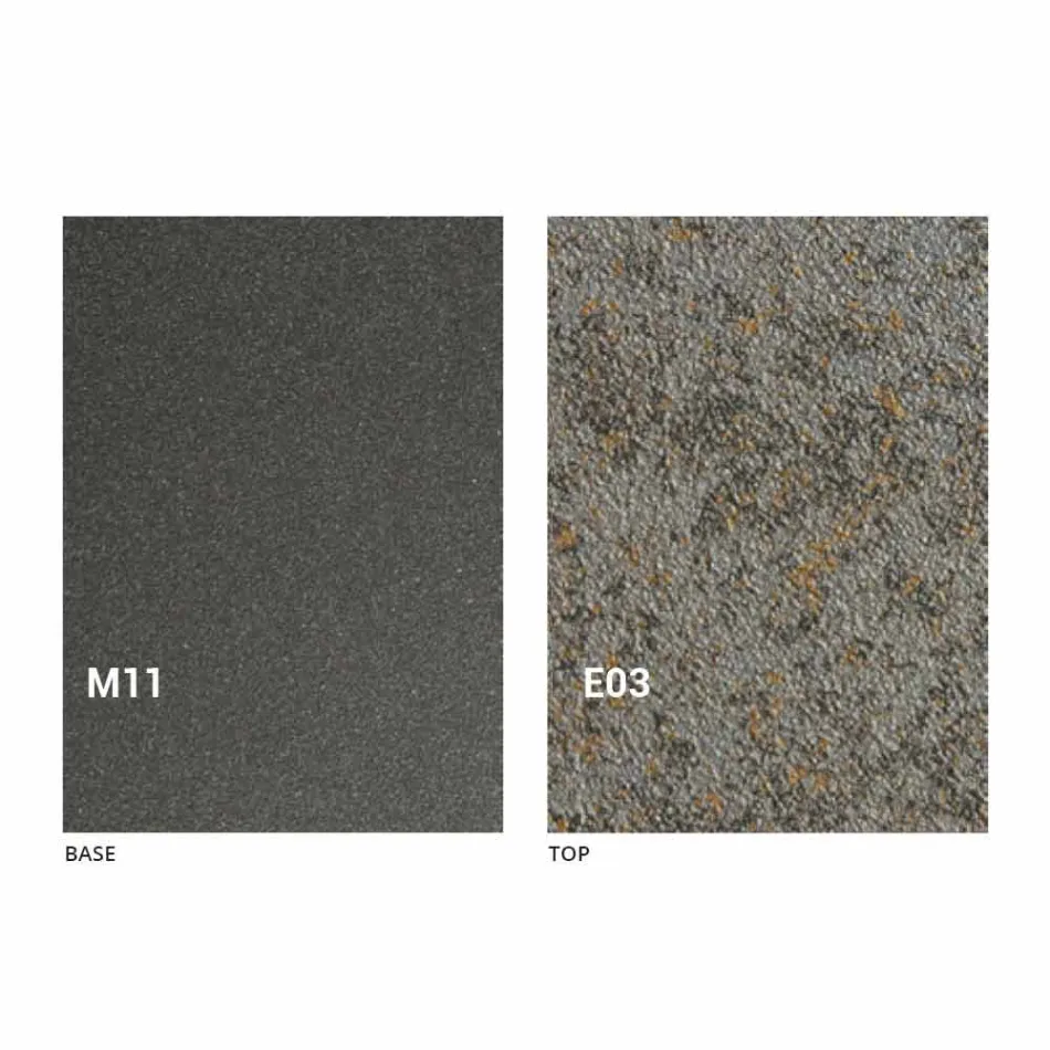 Mesa de centro transformável moderna com tampo de efeito Malta Made in Italy - Patroclus Viadurini