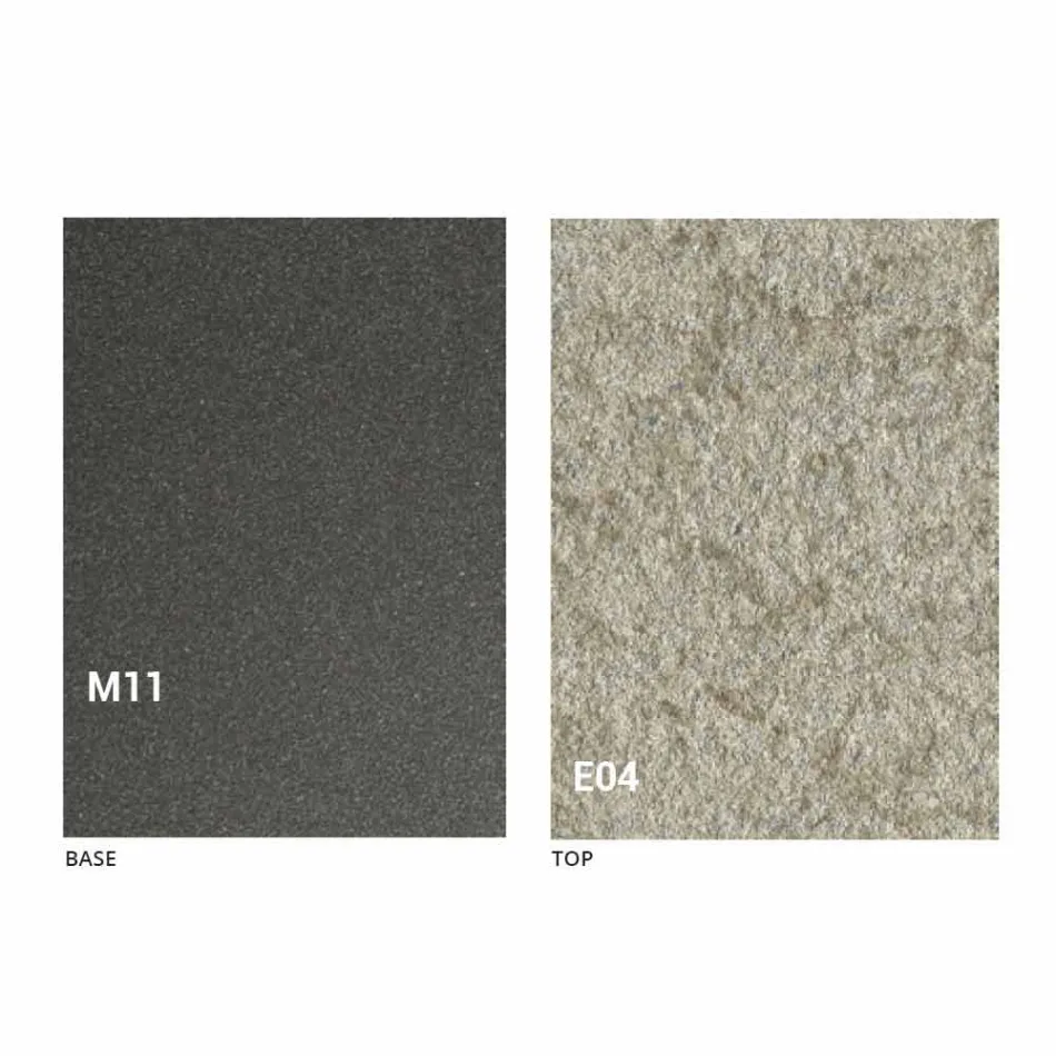 Mesa de centro transformável moderna com tampo de efeito Malta Made in Italy - Patroclus Viadurini