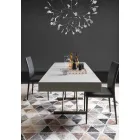 Mesa de centro transformável moderna com tampo de efeito Malta Made in Italy - Patroclus Viadurini