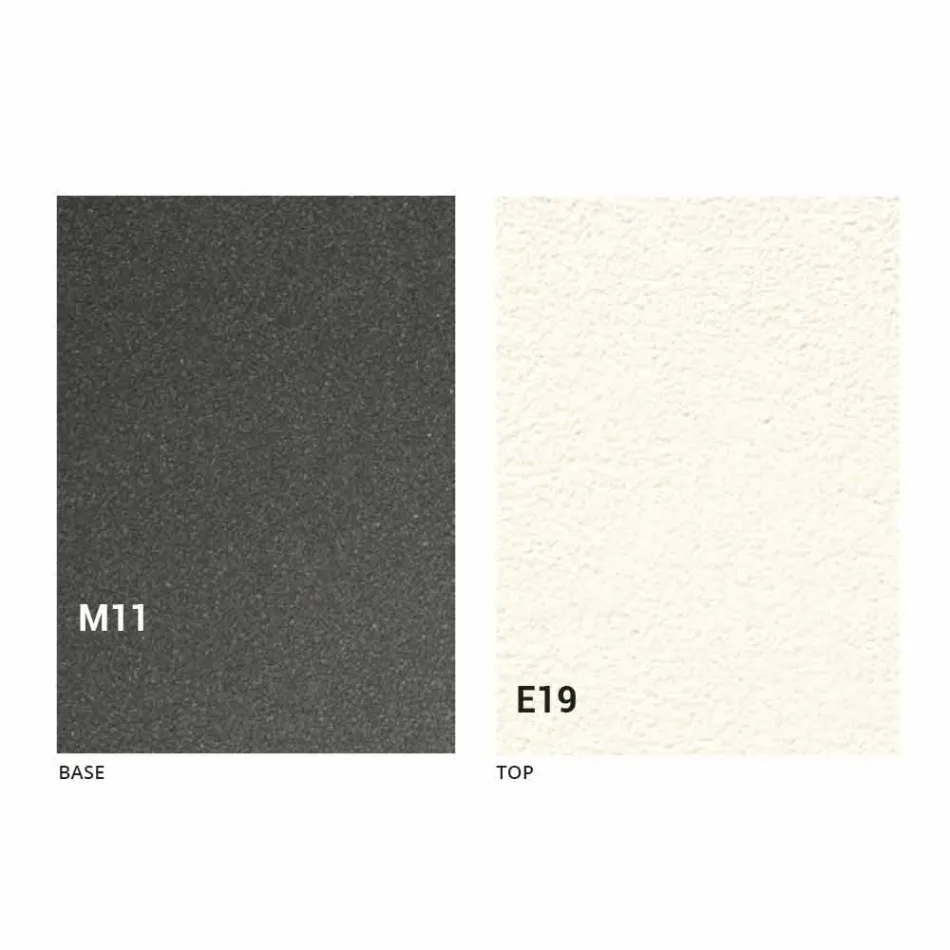 Mesa de centro transformável moderna com tampo de efeito Malta Made in Italy - Patroclus Viadurini