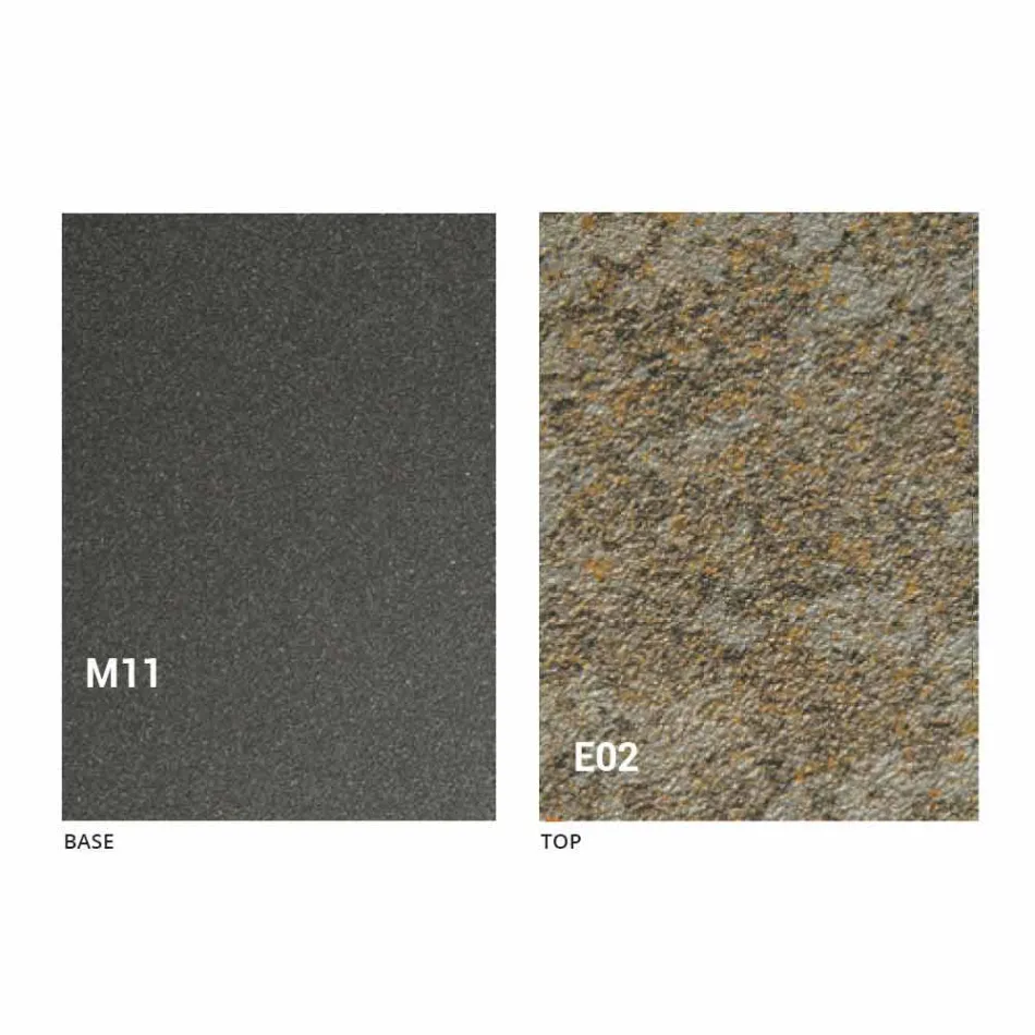 Mesa de centro transformável moderna com tampo de efeito Malta Made in Italy - Patroclus Viadurini