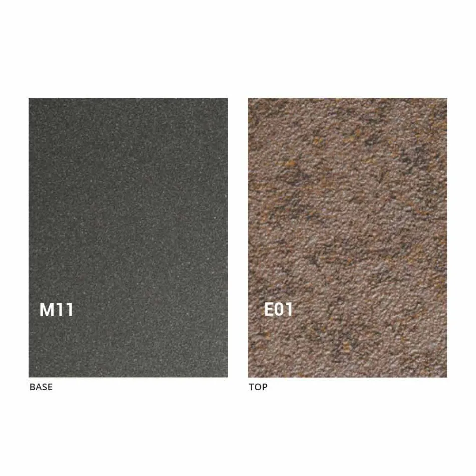 Mesa de centro transformável moderna com tampo de efeito Malta Made in Italy - Patroclus Viadurini