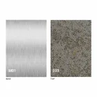 Mesa de centro transformavel moderna com tampo de efeito de argamassa Made in Italy - Salomon Viadurini