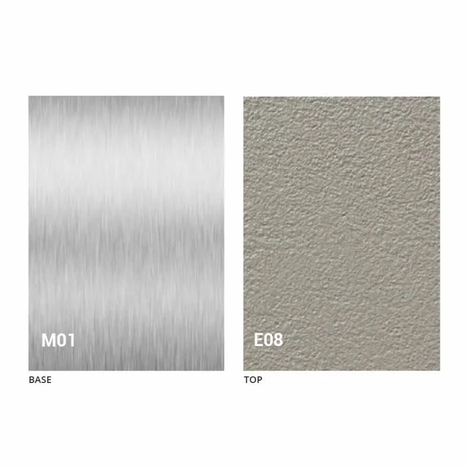 Mesa de centro transformavel moderna com tampo de efeito de argamassa Made in Italy - Salomon Viadurini