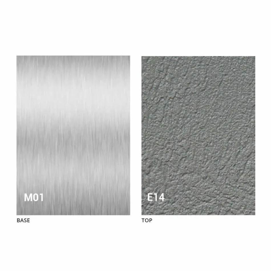 Mesa de centro transformavel moderna com tampo de efeito de argamassa Made in Italy - Salomon Viadurini