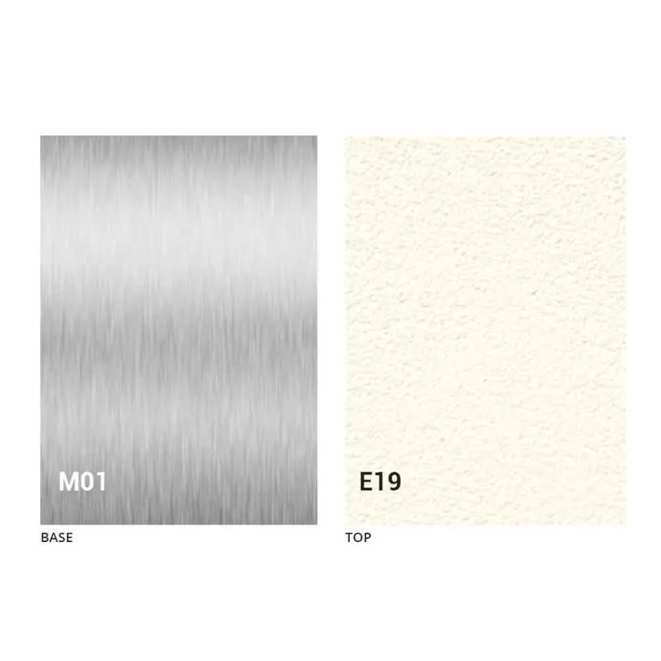 Mesa de centro transformavel moderna com tampo de efeito de argamassa Made in Italy - Salomon Viadurini