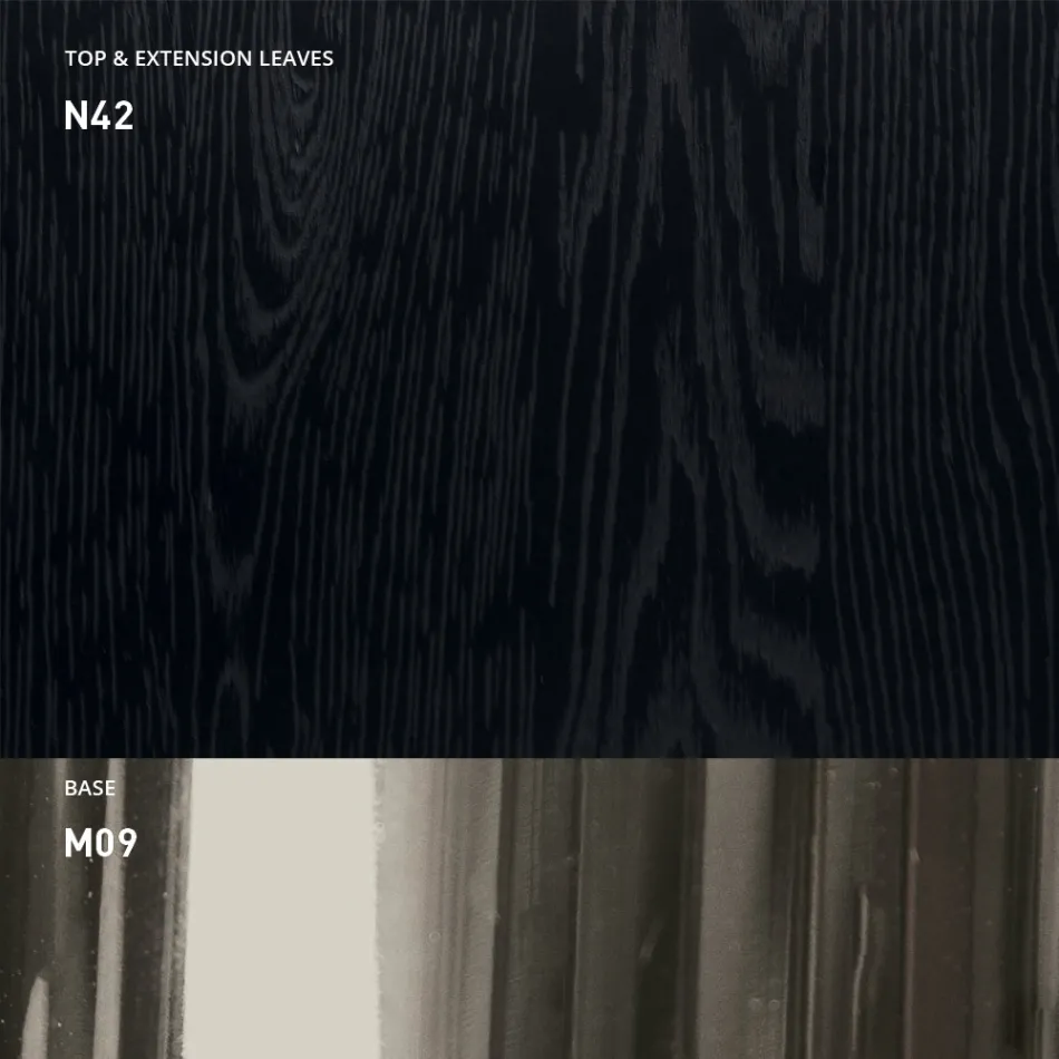 Mesa de centro moderna transformável em metal e madeira fabricada na Itália - universo Viadurini