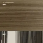 Mesa de centro moderna transformável em metal e madeira fabricada na Itália - universo Viadurini