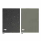 Mesa de centro transformavel moderna em metal grafite e tampo em madeira - Sistocle Viadurini