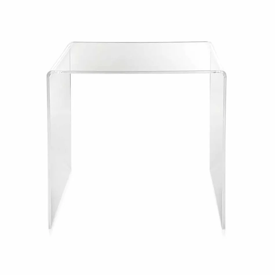 Mesa de centro de design contemporâneo 40x40cm Terry Small, made in Italy Viadurini