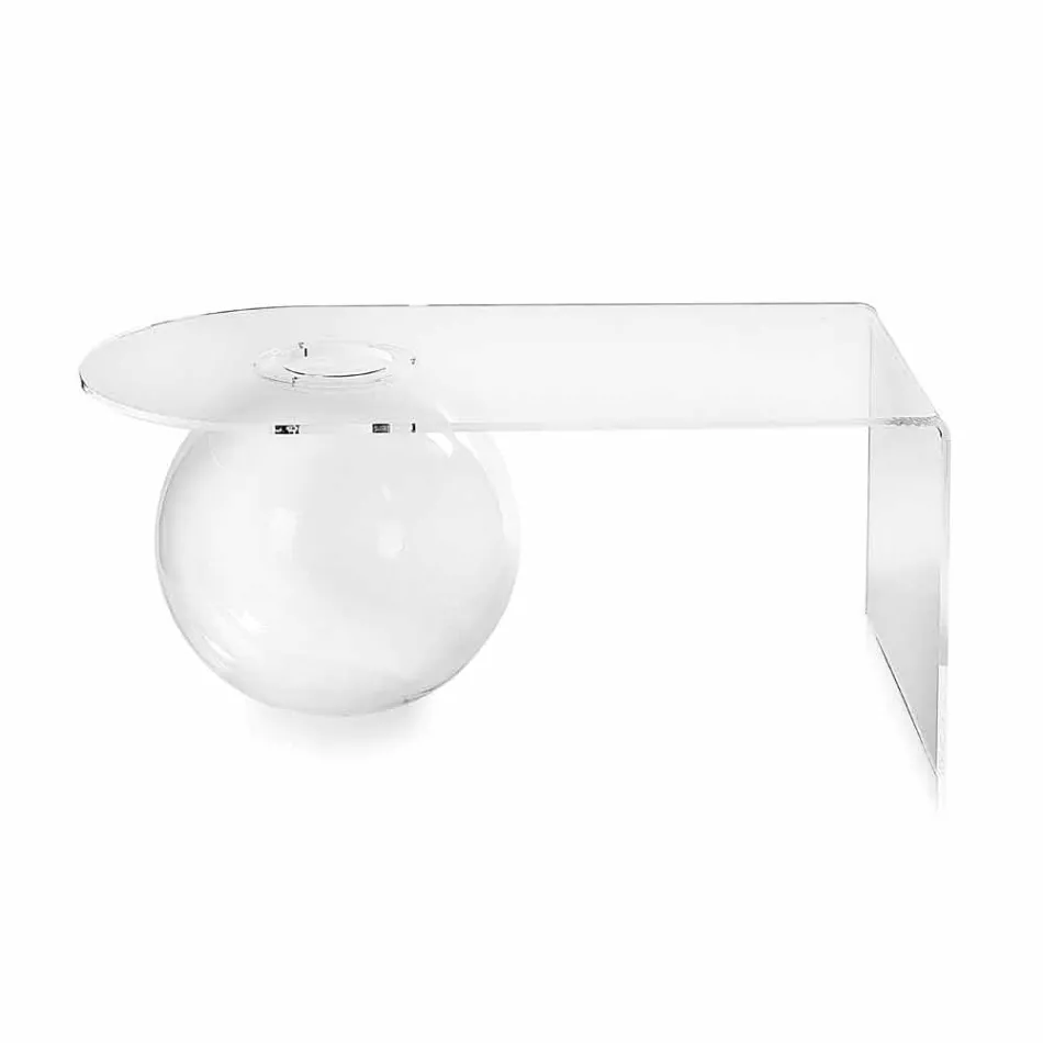 Mesa de centro de design moderno contemporâneo L90xH40xP48 cm Bolly, made in Italy Viadurini