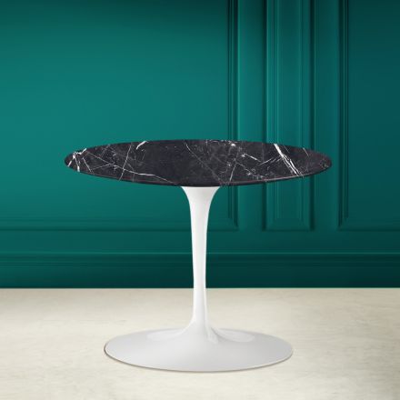 Mesa de Centro Tulipa Eero Saarinen H 41 em Cerâmica Marquinia Made in Italy - Escarlate Viadurini
