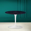 Mesa de centro Tulip Eero Saarinen H 41 em cerâmica Noir Laurent Made in Italy - Escarlate