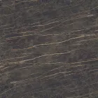 Mesa de Centro Tulipa Eero Saarinen H 41 Oval em Noir Desire Ceramic Made in Italy - Escarlate Viadurini