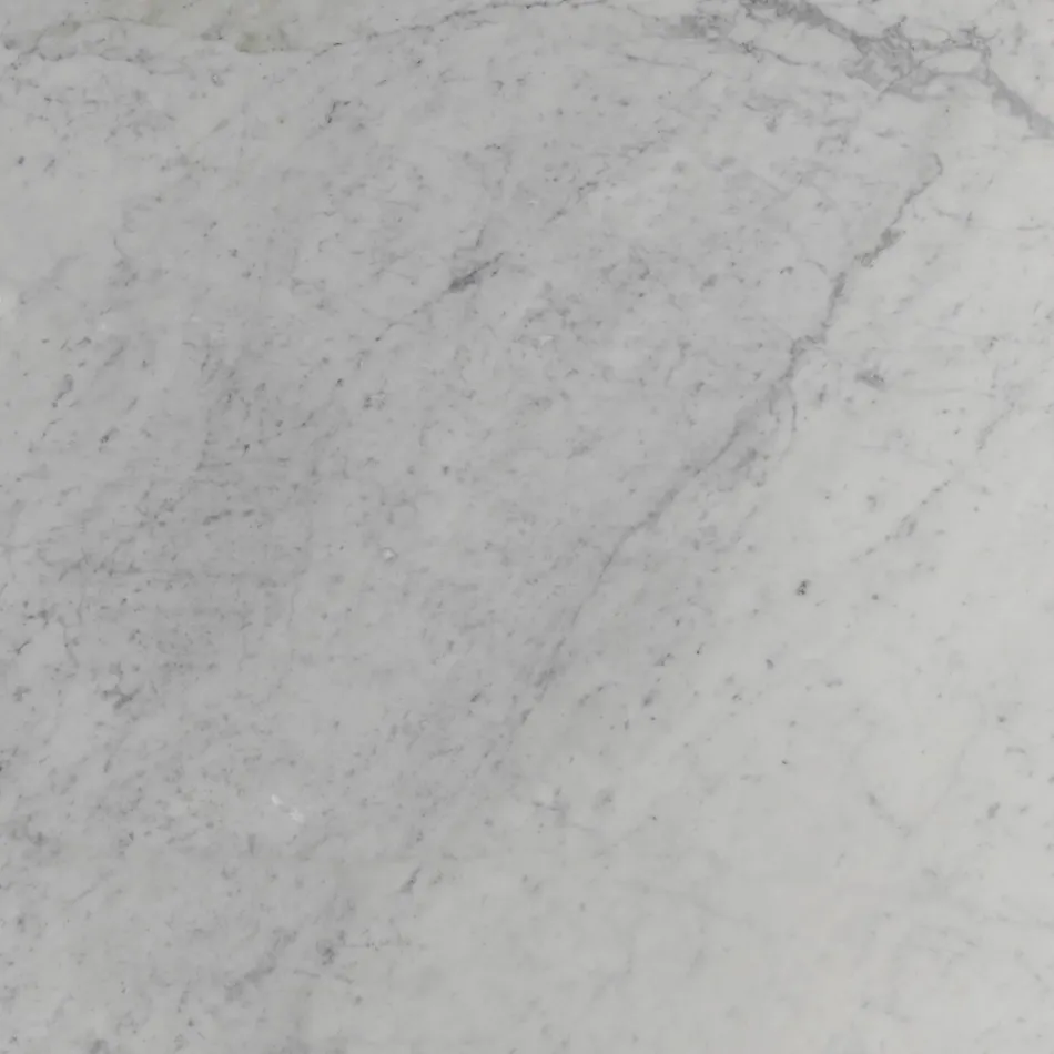 Mesa de centro Tulip Saarinen H 41 com tampo em mármore Carrara fabricado na Itália Viadurini