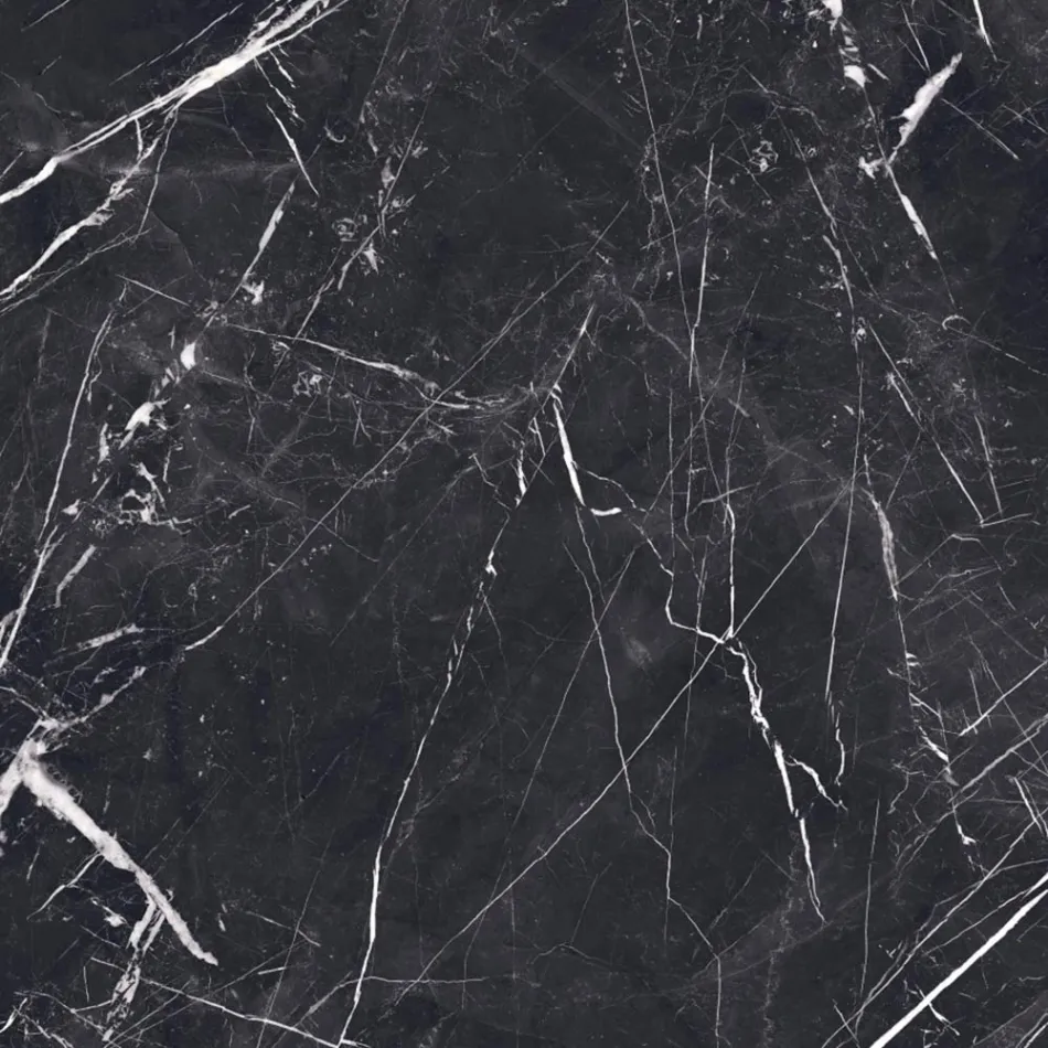 Mesa de centro oval Tulip Saarinen H 41 com tampo de cerâmica Marquinia Viadurini