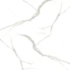 Mesa de centro oval Tulip Saarinen H 41 em cerâmica Calacatta Michelangelo Viadurini