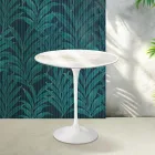 Mesa de centro Saarinen Tulip, 52 cm de altura, em cerâmica Florim Calacatta Gold Gloss - Scarlet Viadurini