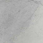 Mesa de centro Tulip Saarinen H 52 com tampo oval em mármore Carrara fabricado na Itália - Escarlate Viadurini